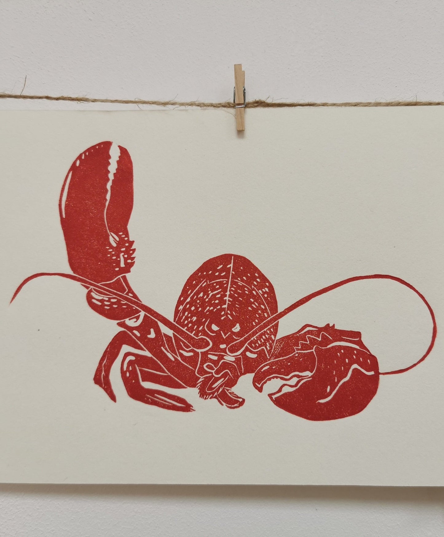 Linogravure - " Rocky Balb'homard "