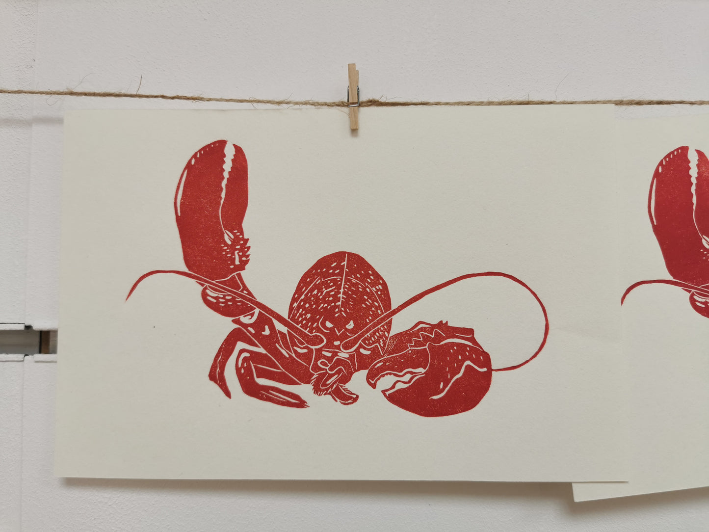 Linogravure - " Rocky Balb'homard "