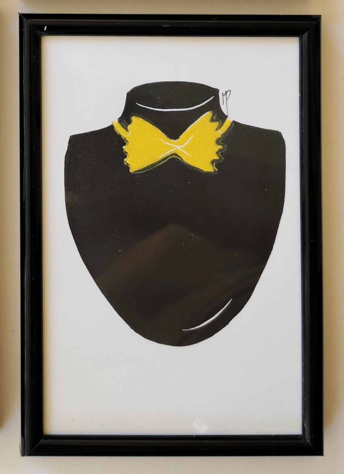 Carte de Fête des Pères - Le noeud papillon de pâtes