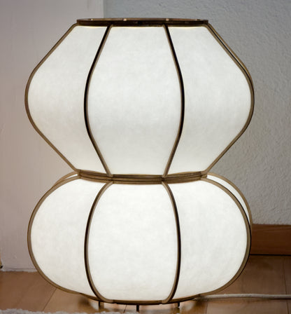 Lampe à poser en bois et papier japonais - modèle NARA et ŌZU