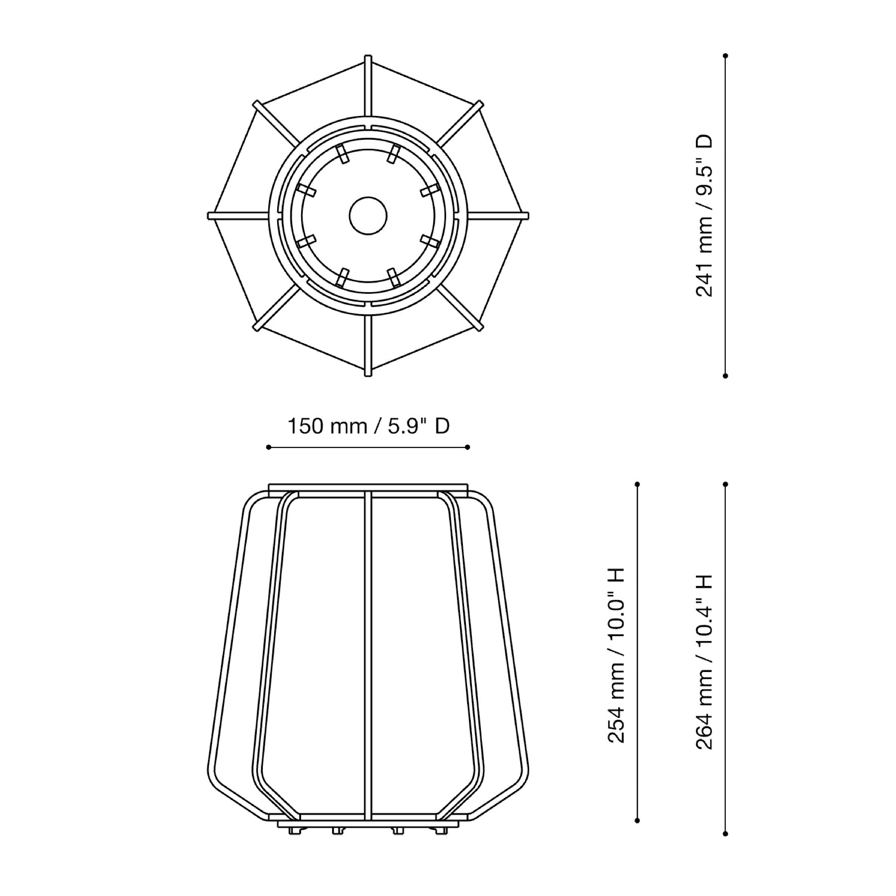 Lampe design en bois et papier japonais, faite main, fabriquée en France. Maguelone Poulain.